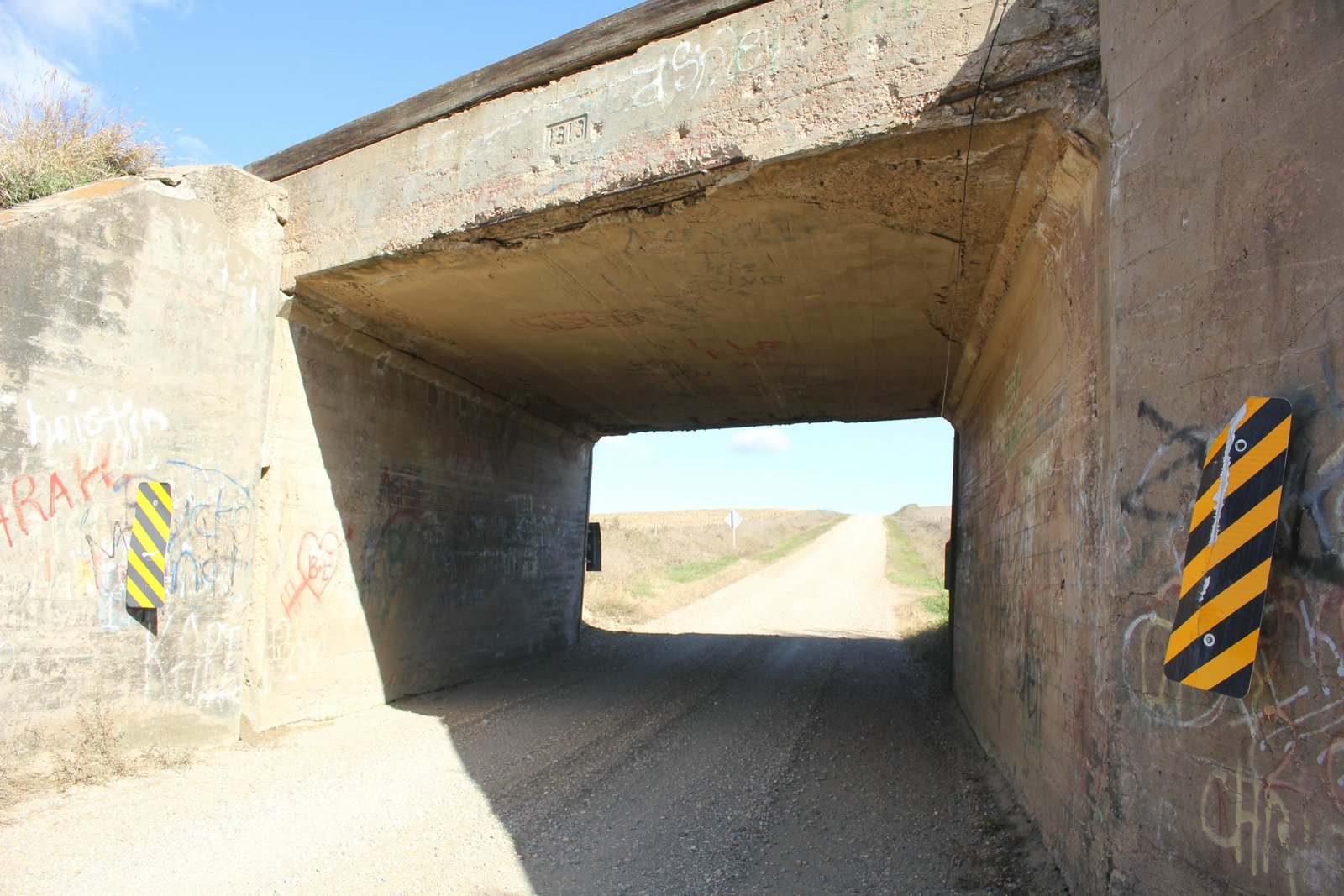 Under bridge